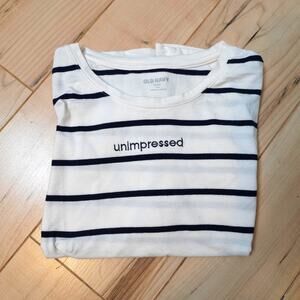 Old Navy Unimpressed Striped Tee XXL